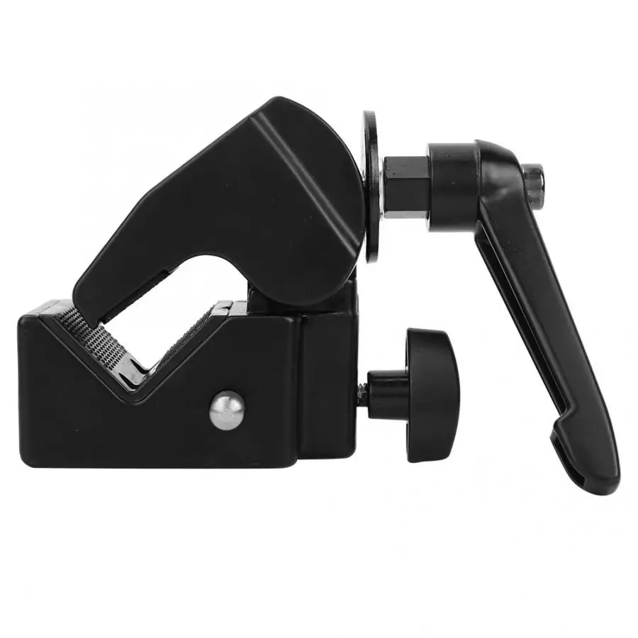 DSLR 조작 카메라 용 슈퍼 클램프 크랩 플라이어 클립 짐벌 매직 암 우산 크로스 바 뮤직 스탠드 삼각대 비디오 액세서리