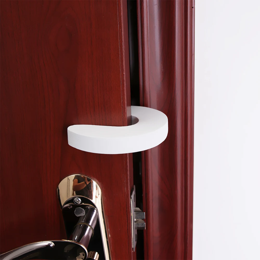 1PCS Baby Safety Locks Children Protection EVA C Shape Security Cabinet Locks Door Clip Kids Finger Safe Soft Foam Door Stopper