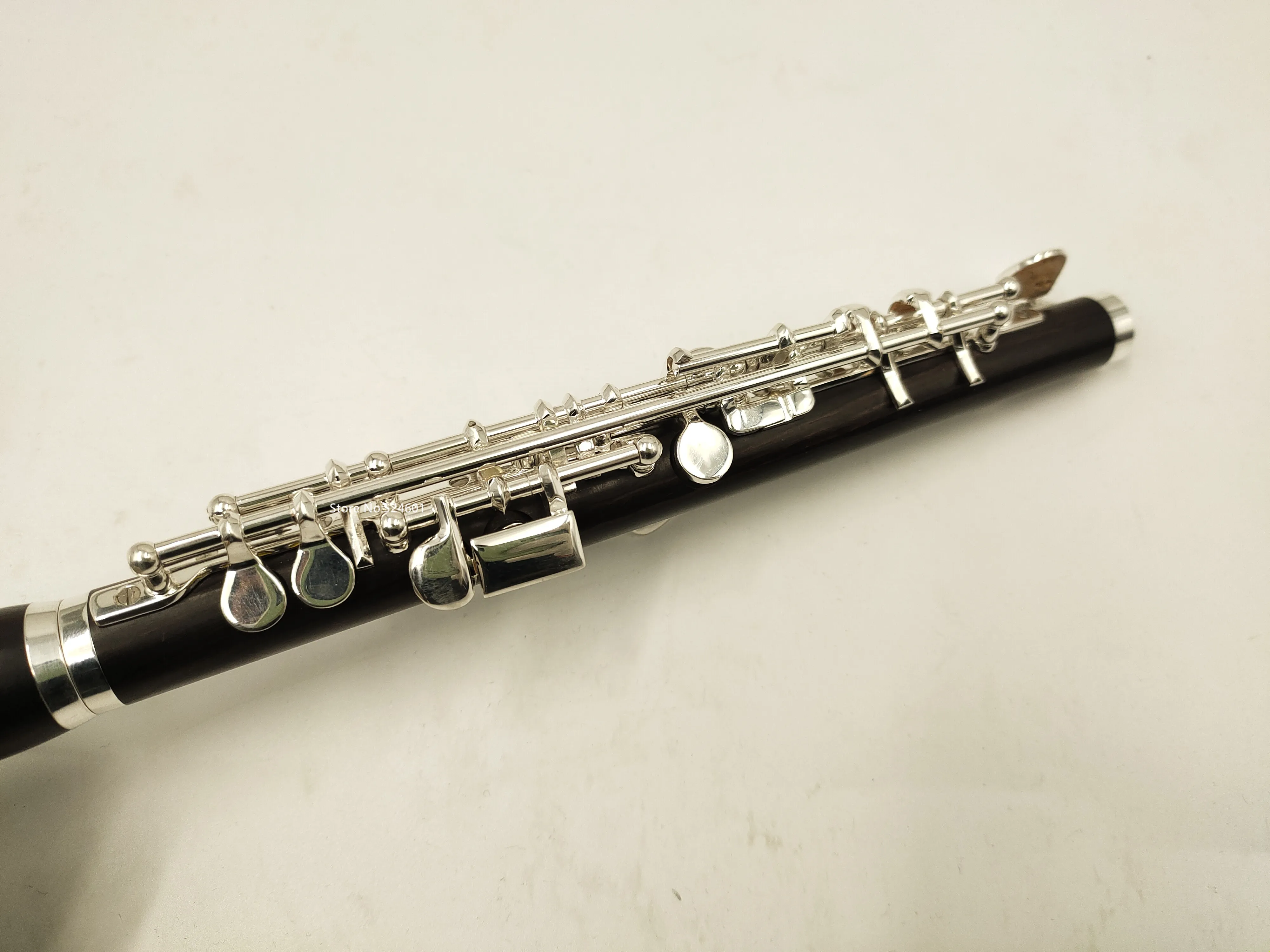 MARGEWATE Ebony Wood PICCOLO C Key Sliver Plated Keys Professional Musical Instrument With Case