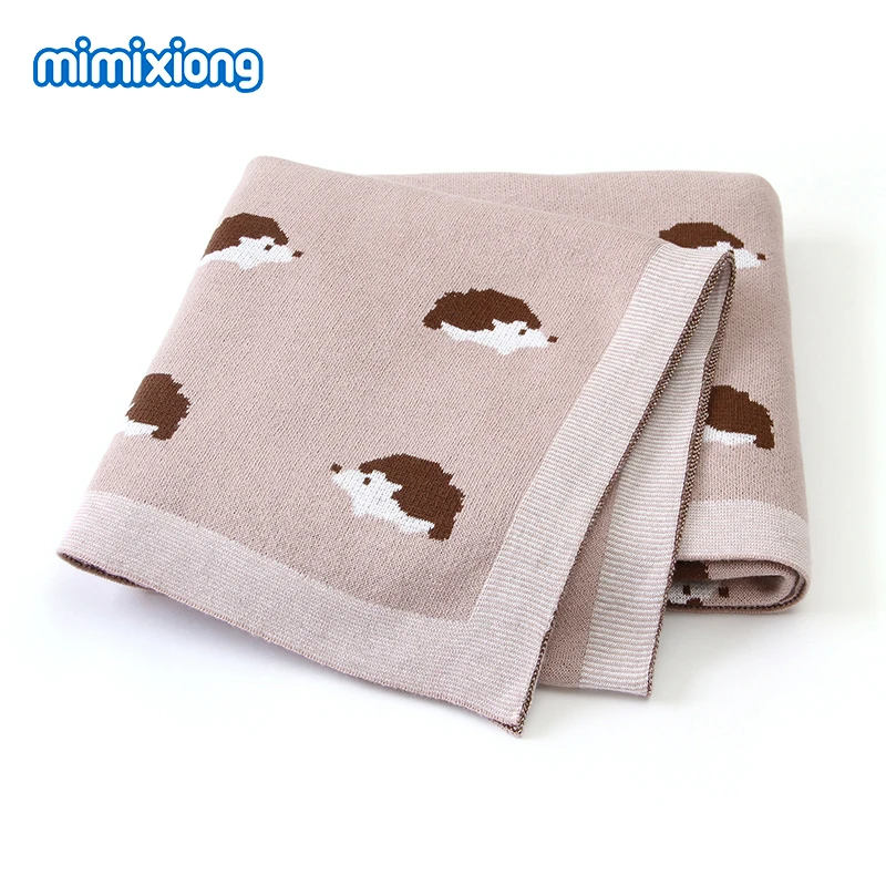 Baby Blankets Knitted Newborn Bebes Swaddle Wrap Super Soft Toddler Kids Sofa Crib Blanket 100*80 Infant Stroller Quilts Cartoon