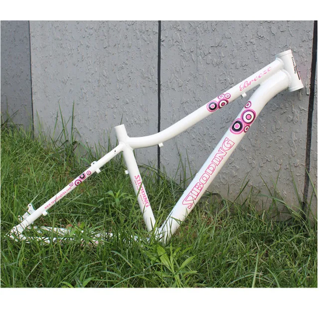 Top 26 inch female models aluminum mountain bike frame bicycle tripod disc brakes modified bicycle frame 6