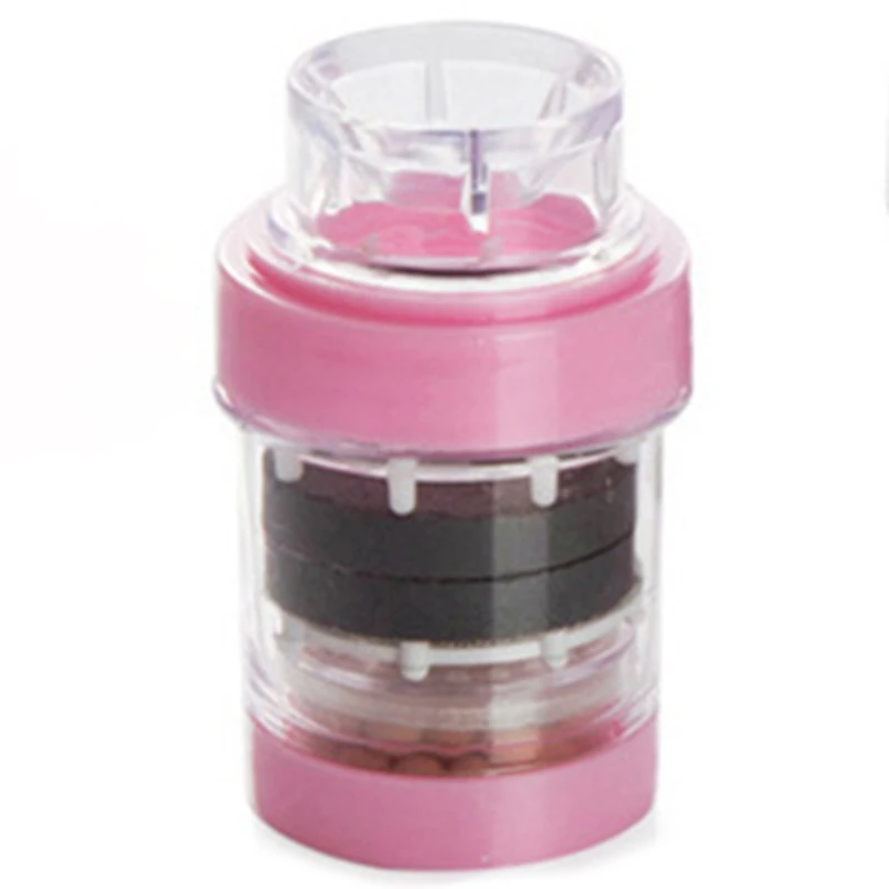

Kitchen Faucet Water Filter Health Activated Carbon Water Filter Home Faucet Purifier Pink