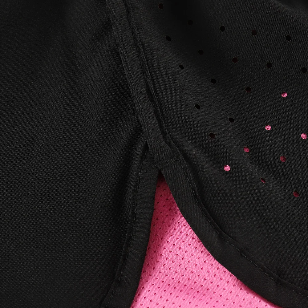ARSUXEO Women Running Shorts 2 in 1 Outdoor Sports Fitness Gym  Training Running Tights Female Quick Dry Marathon B1101