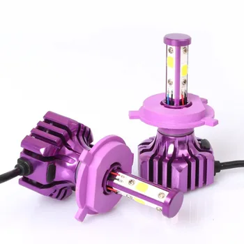 

New 4 Side Lumens 100W 10000LM COB H4 Hi lo H7 H11 9005 9006 Car LED Headlight Bulbs Auto Led Headlamp LED Light 12v 24v
