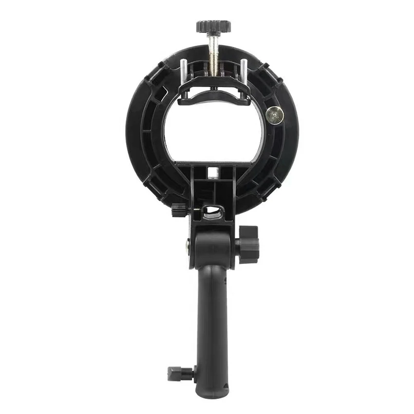 S тип кронштейн держатель с регулируемой ручкой для вспышки Speedlite софтбокс