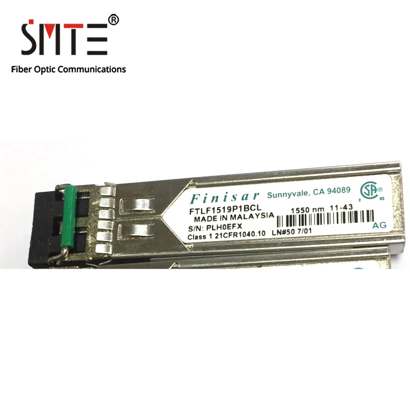 

Finisar FTLF1519P1BCL 2.125G 1550nm 80KM Gigabit Single-Mode Fiber Optical Module Transceiver