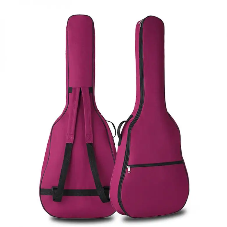 Portable 41 Inch Oxford Fabric Acoustic Guitar Double Straps Padded Guitar Soft Case Gig Bag Waterproof Backpack