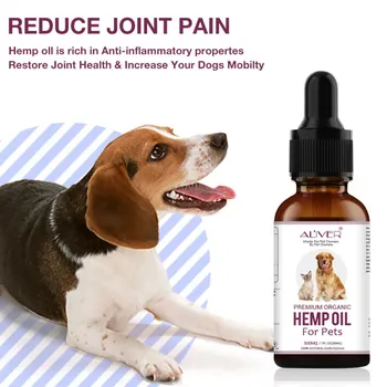 

30ML Hemp Essential Oil for dogs Joint hip Strengtheens immunity Pet Flea Tick Prevention Solution-Natural Essential Oil 2020 T