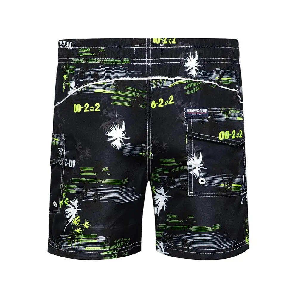Summer Mens Board Shorts Printed Casual Quick Drying Swimming Beach Surf Board Short Pants for Men Printed Fashion Mens Shorts