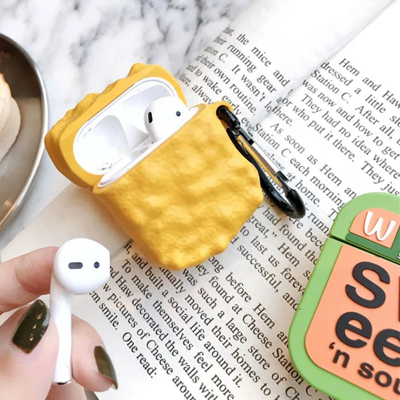 Мультяшные беспроводные наушники для быстрого питания, чехол для Apple AirPods 1/2, противоударный чехол для наушников, наушники для зарядки, защитный чехол