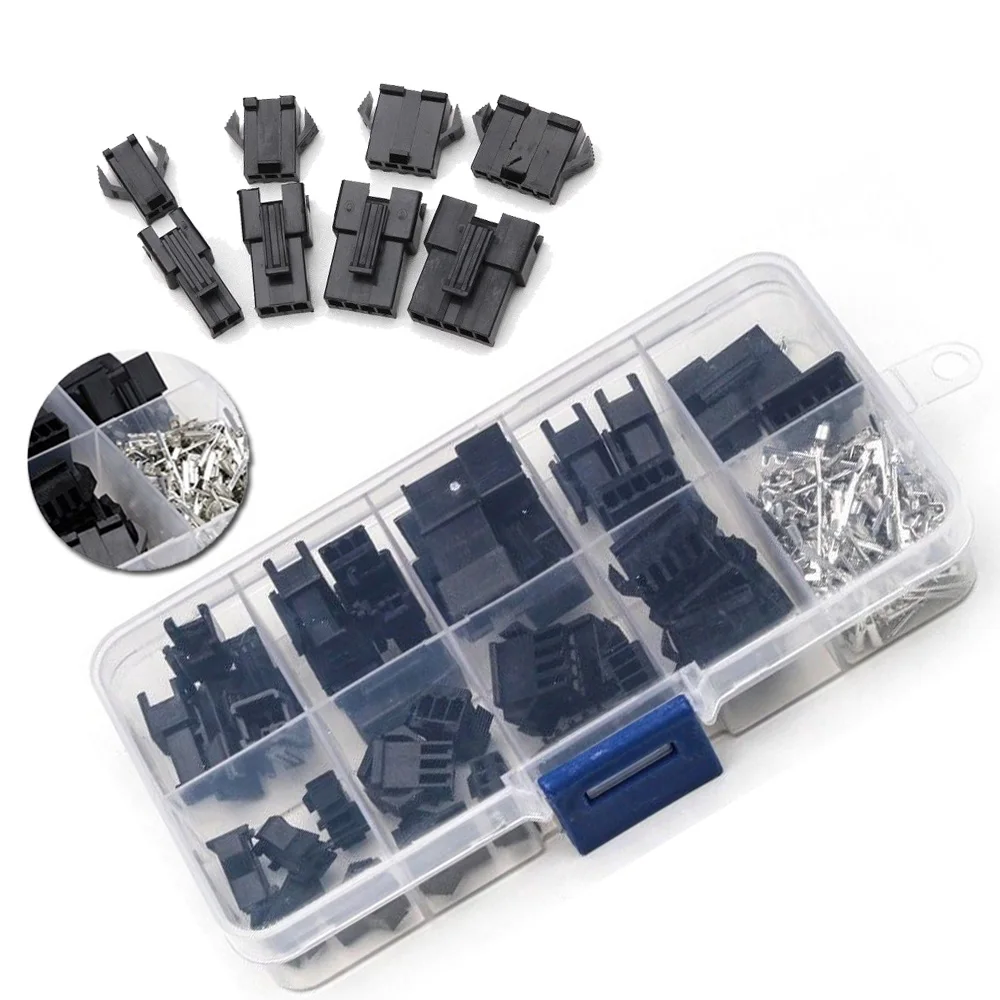 

200x 2/3/4/5 Pins 2.54mm Dupont Wire Connector Cable Plug Electrical Male/Female