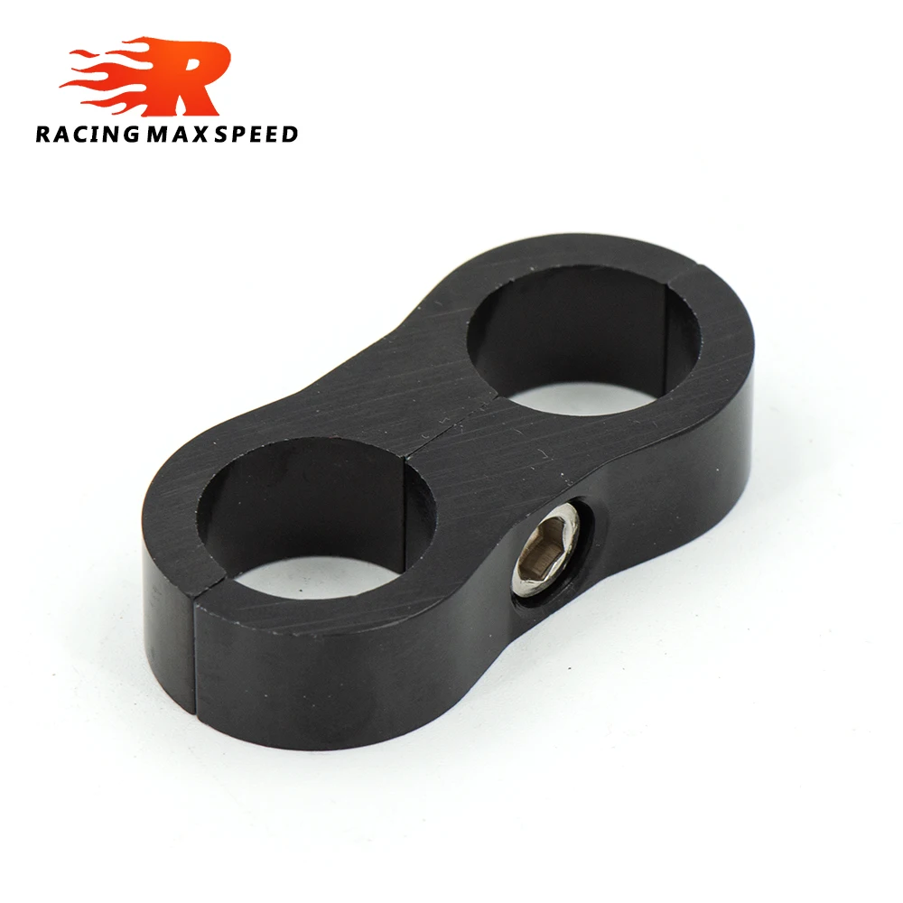 

Universal High Quality 1Pcs AN4 AN6 AN8 AN10 AN12 Billet Oil Fuel Water Hose Tube Seprator Divider Clamp Aluminum Line Separator