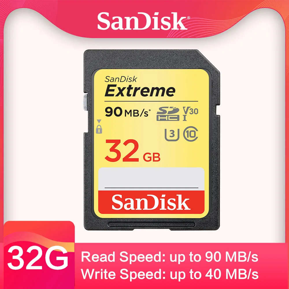 SanDisk Extreme Pro sd-карта 32 Гб карта памяти 64 Гб карта памяти xd16гб карта памяти 128 ГБ SDHC/SDXC Flash tarjeta de memori
