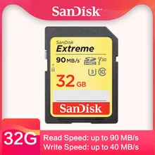 SanDisk Extreme Pro sd-карта 32 Гб карта памяти 64 Гб карта памяти xd16гб карта памяти 128 ГБ SDHC/SDXC Flash tarjeta de memori