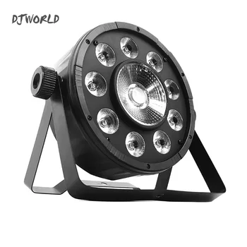 

Djworld LED Flat Par 9x10W+30W RGB Lighting DMX512 Stage Effect Lighting For Dj Disco Wedding Birthday Party Show Decoration