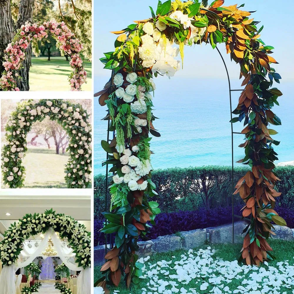 

Iron Wedding Arch Decorative Garden Backdrop Pergola Stand Flower Frame For Marriage birthday wedding Party Decoration DIY Arch