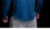Brand Autumn winter Running Hooded T Shirt Men Gym Clothing Long Sleeve Slim Tee Shirt Bodybuilding and Fitness Sportwear TShirt 6