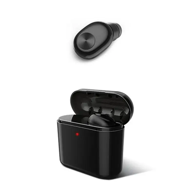 black Новое поступление, Bluetooth гарнитура, микрофон, зарядная коробка BL1, Bluetooth наушники, беспроводные мини наушники, музыкальный наушник, беспроводные наушники r30 - Цвет: black