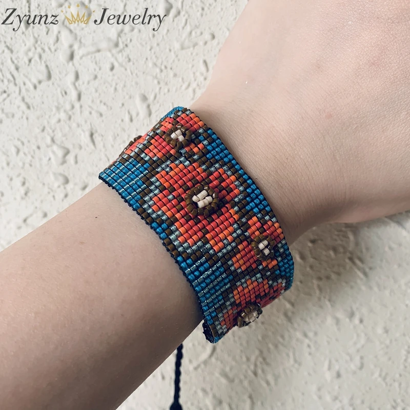 5 шт, Miyuki браслет, бисерный браслет, этнический браслет, подарок для нее, женский браслет ювелирные изделия