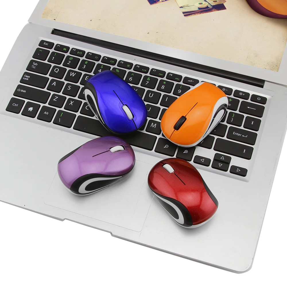 Эргономичная игровая мышь 2 4 ГГц оптическая беспроводная 3D 1600 DPI USB компьютерная