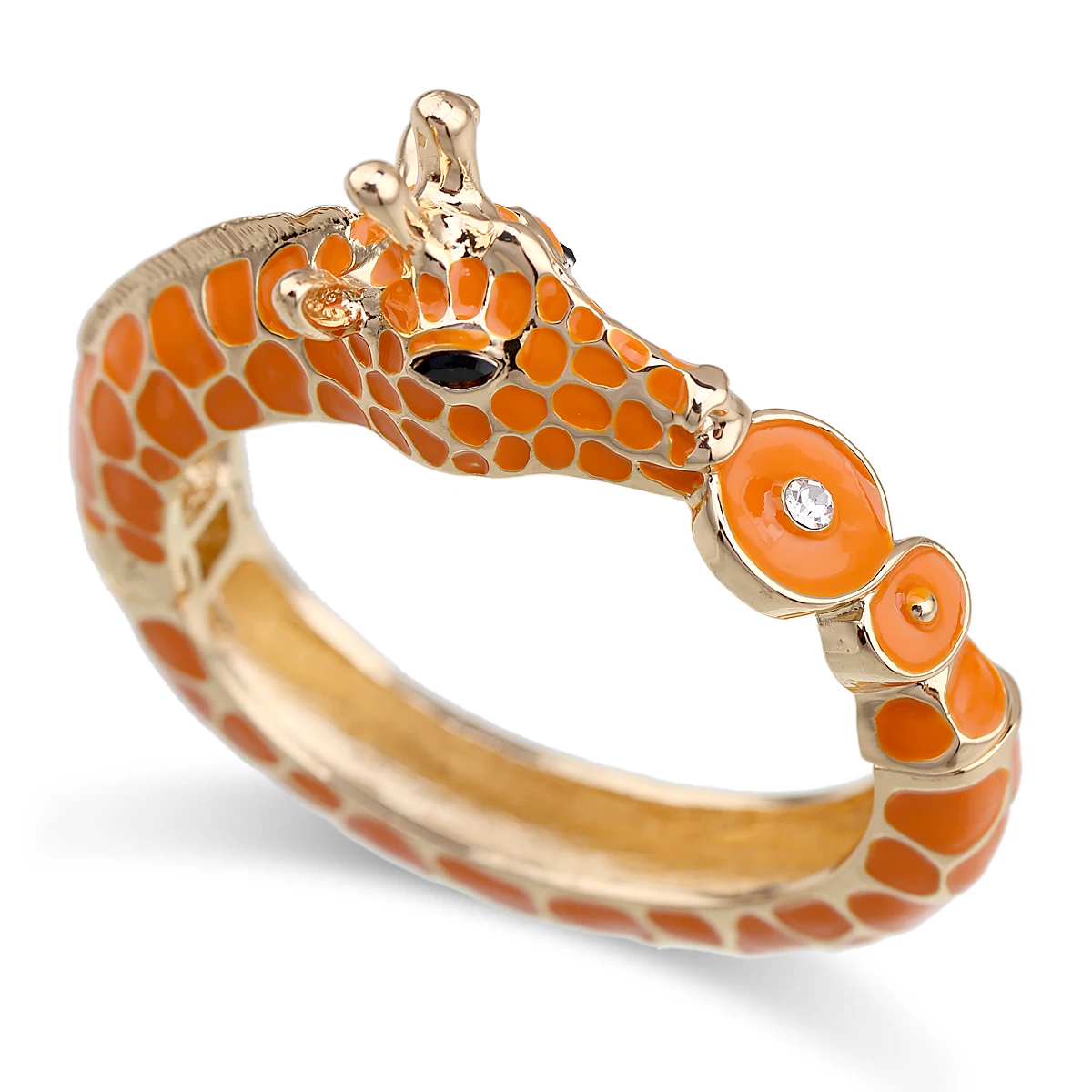 New Arrived Trendy Statement Enamel Bangle Cuff Bracelet Fashion Colorful Animal Zebra Bracelet Chunky Bangle for Women 6