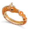New Arrived Trendy Statement Enamel Bangle Cuff Bracelet Fashion Colorful Animal Zebra Bracelet Chunky Bangle for Women 6
