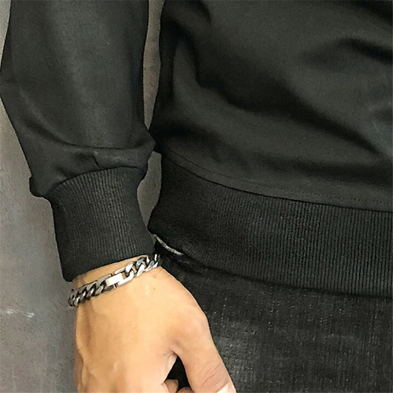 2019European style Men's Sanitary Clothes Autumn Heavy Dual Lion Head Ironing Drill Round-necked Long Sleeve hoodies Sweatshirt