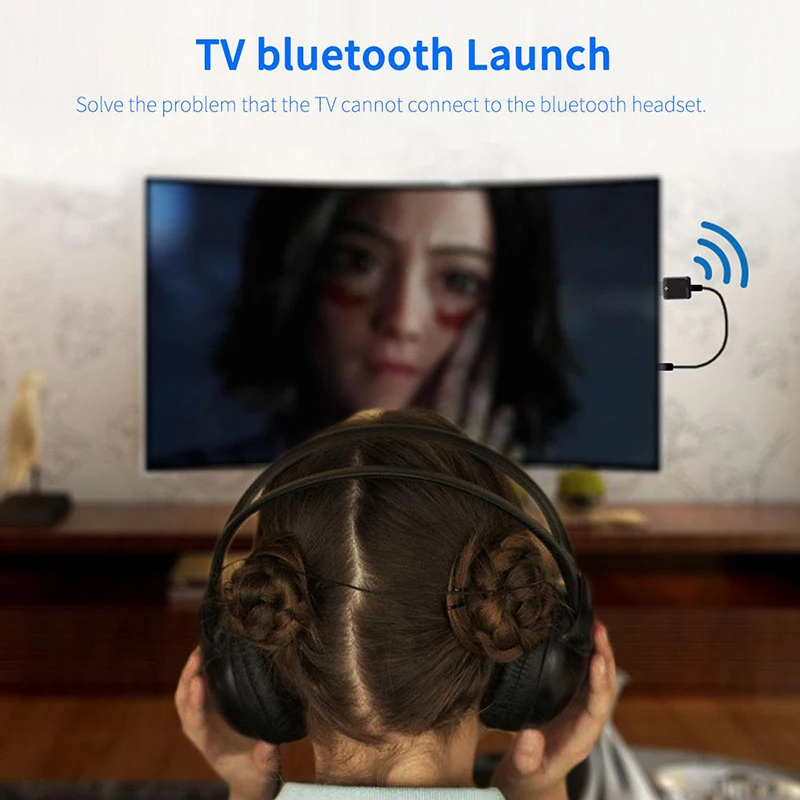 3 в 1 Bluetooth адаптер 5,0 USB ключ для компьютера аудио передатчик и приемник беспроводной адаптер с 3,5 мм AUX Jack
