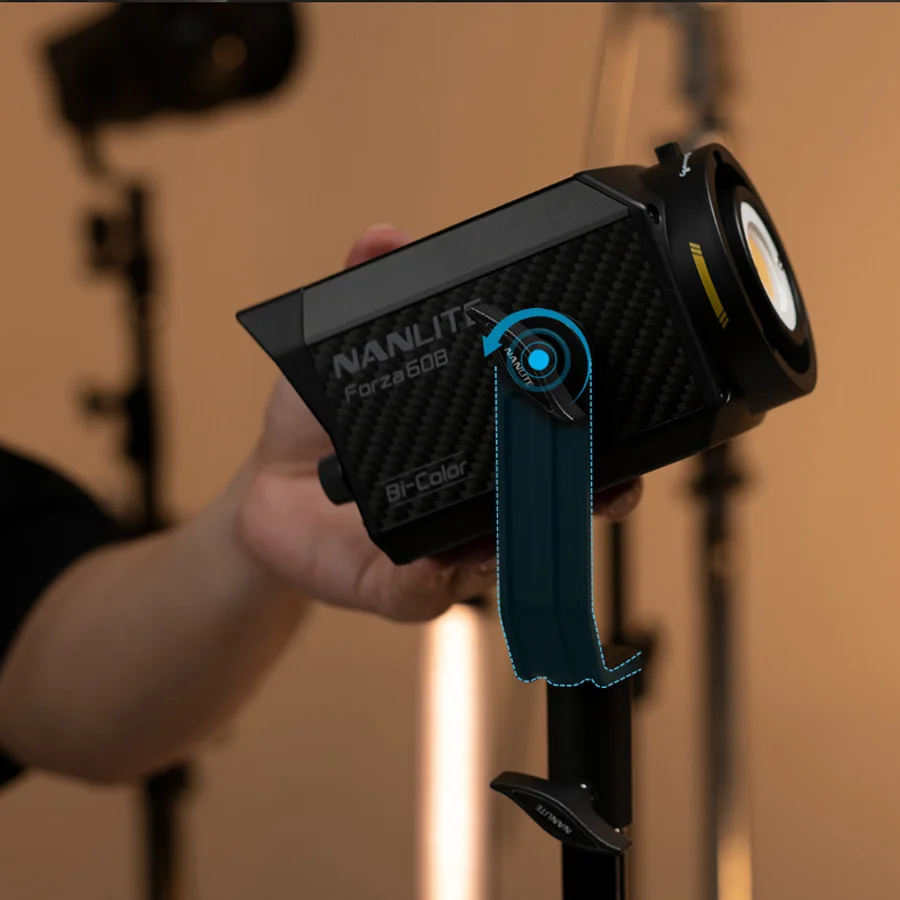 Nanguang Nanlite Forza 60B 60w LED Light Bi-color 2700K-6500K Video Light Professional Studio Strobe Flash Lamp lighting 60w
