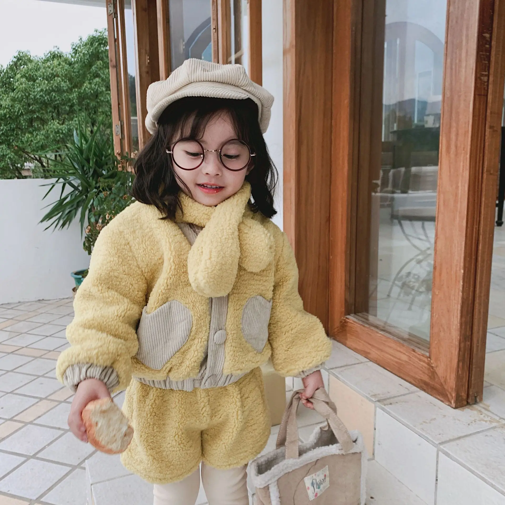 Оптовая продажа Осень с длинными рукавами Красочные Симпатичные babysuit/комбинезон + милые большие бедра брюки Костюмы для малышей/Набор для