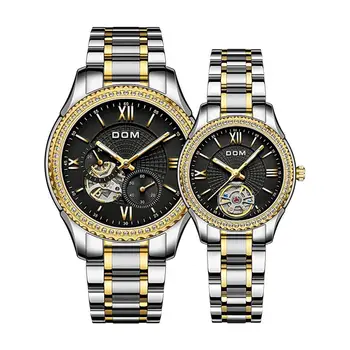

DOM Automatic mechanical watch waterproof men's watch sport business couple watch women's watch stainless steel luminous