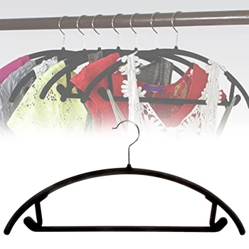 

10pcs Non Slip Arched Swivel Hook Multifunction Fixation Anti Slip Durable Space Saving Home Practical Hangers Pile Coating