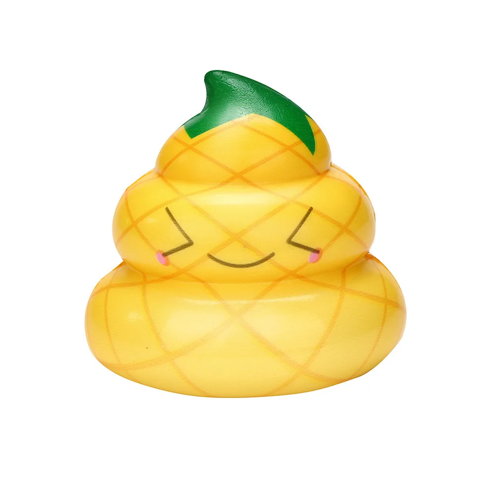 Мягкие игрушки Kawaii Yummy Fruit Poo Slow Rising Cream ароматизированные игрушки для снятия стресса skuishy игрушка для снятия стресса cubo antiestres