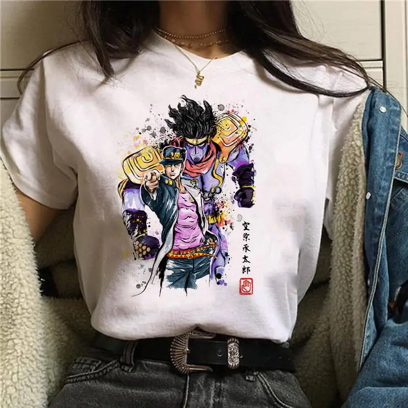 Футболка крутая JoJo Необычные Приключения графический принт футболка Homme