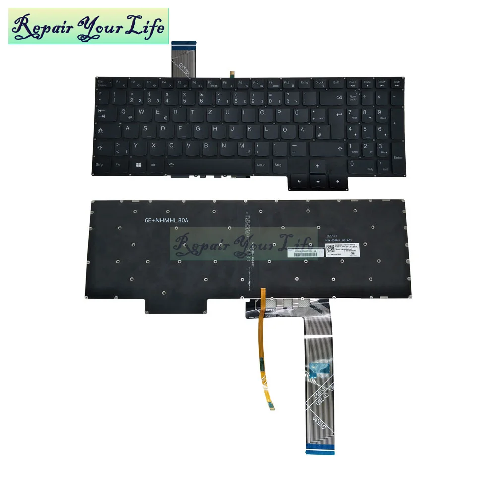 

German Backlit Keyboard for Lenovo Legion Y7000 R7000 2020 Y7000P R7000P 2020H GR DE Laptop Keyboards Backlight SN20X22447 NEW