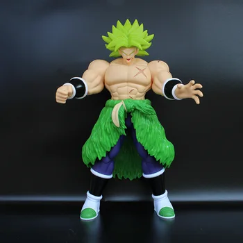 

[Top] Big size 45cm Dragon Ball Super Saiyan Broli PVC Action figure Son Goku Statue Collection model toy kids child gift