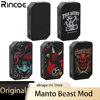 

Original Rincoe Manto Beast 228W Mod Type-C charging Box Mod fit 810 drip tip Metis RDA 18650 Electronic Cigarette Vape Mod