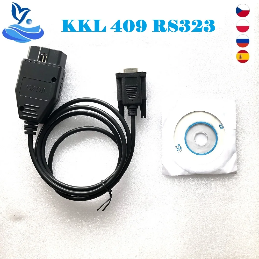 KKL409 RS232 Порты и разъёмы VAG-COM 409 KKL VAG Диагностический FTDI FT232RL кабель VAGCOM | Автомобили