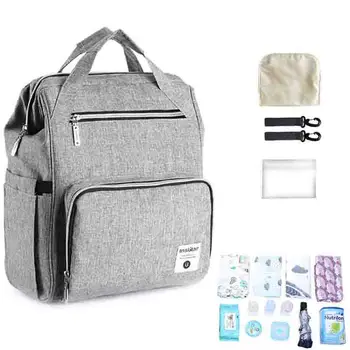 

2020 Baby diaper bag Large Capacity Stroller Multi-function mommy bag Waterproof Outdoor Travel backpack bolsos Baby care Nappy