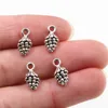 13x7mm 30pcs Antique Sliver and Bronze Plated Pine Cone Handmade Charms Pendant:DIY for bracelet necklace ► Photo 3/3