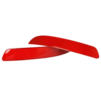 

Red Bumper Reflector Replacement Parts 2pcs Set Auto Rear Sport Cover Light Tail