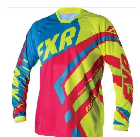 Красный ONEALing Ropa Ciclismo nuevo Fxr Mx Motocyclers camiseta, Джерси de bici cuesta abajo Мотокросс Bmx Dh - Цвет: Красный