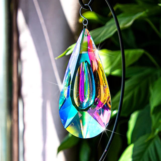 H & D 120 Mm Ab-Színes Függő Kristályok Prism Suncatcher Az Ablakok Dekorációs Csillár Alkatrészek Diy Otthoni Esküvői Dekoráció Tartozékok - Image 2
