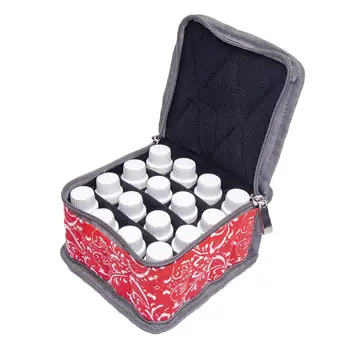 

16 Grids Essential Oil Storage Bag 10ml 15ml Essential Oil Case Travel Portable Nail Polish Perfume Storage Bag