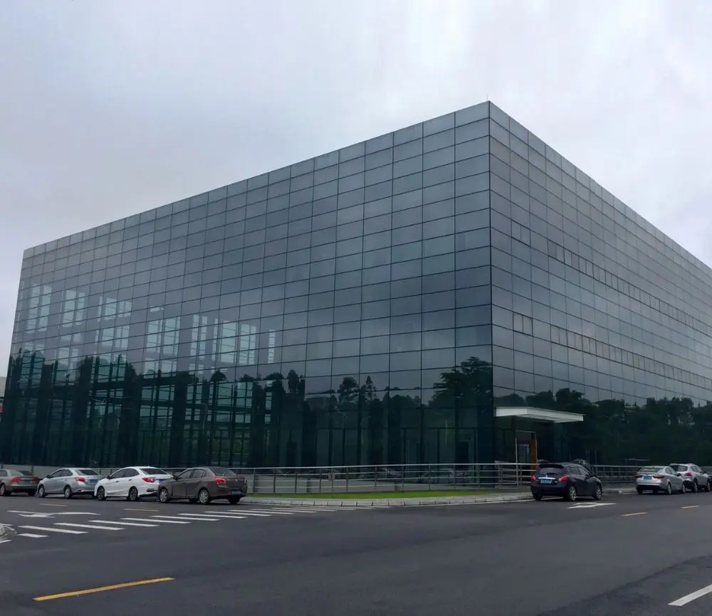 Design building thermal break aluminum frame glass curtain walls