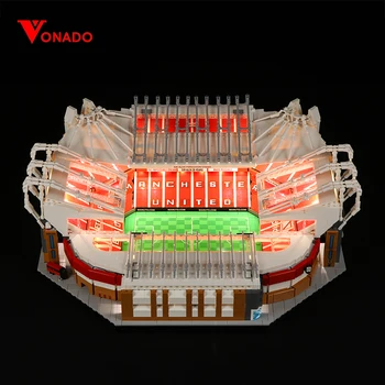 

Vonado LED Light Compatible For Lego Architecture block Old Trafford Football Field Toy Nou Camp Stadium Building Bricks Gifts