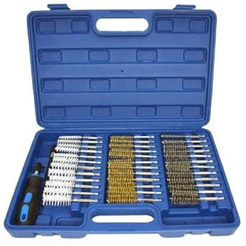 

38PCS/Set Industrial Wire Hex Shank Brush Set 1/4 Inch Hex Nylon Stainless Steel Wire Brush 8-19mm Cleaning Brush Kit