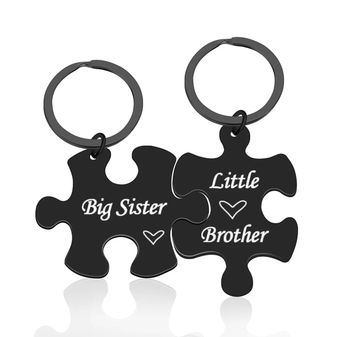 Portachiavi Personalizzato Per Fratello Con Incisione 'Non C'è Fratello Migliore Di Te' - Regalo In Acciaio Inox, Con Sacchetto Di Velluto - 3