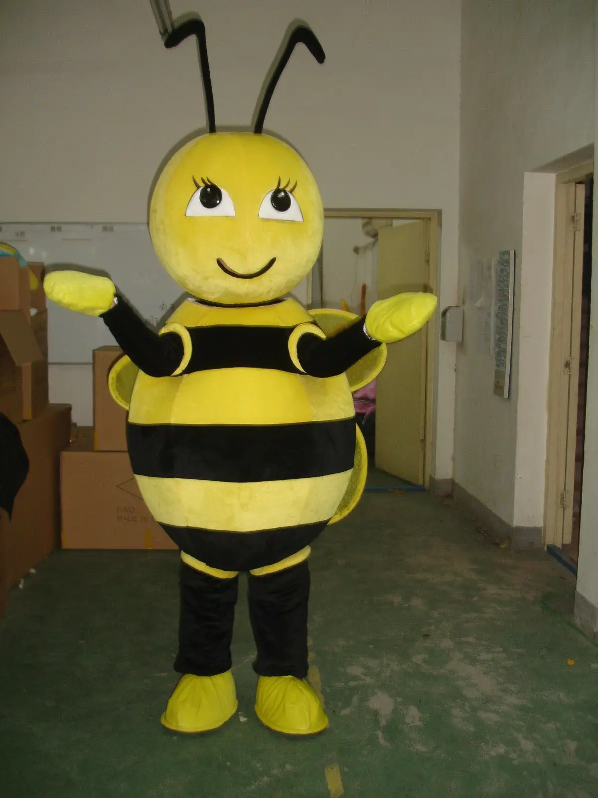

Bee Mascot Costume Suits Cosplay Party Game Dress Outfits Clothing Advertising Carnival Halloween Xmas Easter Festival Adults