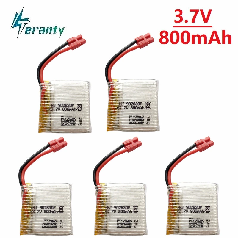 1/2/3/5/10 шт обновленная 3 7 В 800 мАч lipo батарея для Syma X26 X26A X21 X21W drone RC Quadcopter запасные